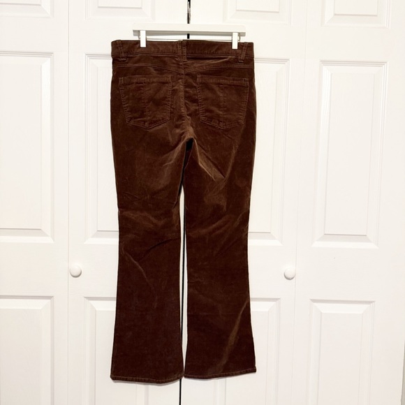 Democracy AbSolution Bootcut Brown Corduroy Pants 14 Stretch Comfort Waistband - Picture 6 of 8